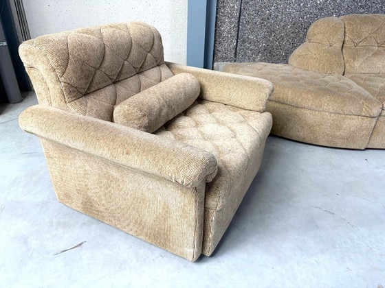 Vintage modulaire bank van Laauser, jaren 70 – Modulaire banken, Textile (photo 6 of 11)