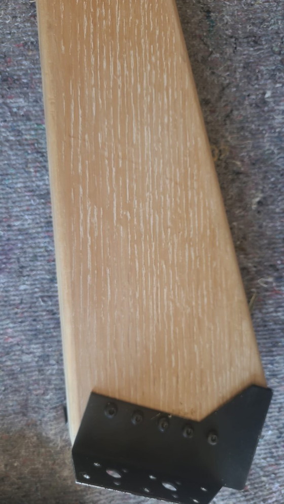 Image 1 of Large Scandinavian dining table - 230 cm - stamped Lau Lauritsen - Denmark, 1960s