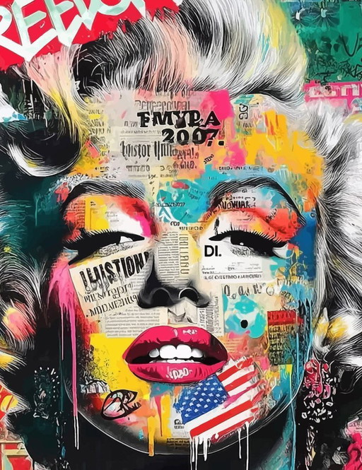 IPR-Grafik – Marilyn Monroe – Künstlerlithografie