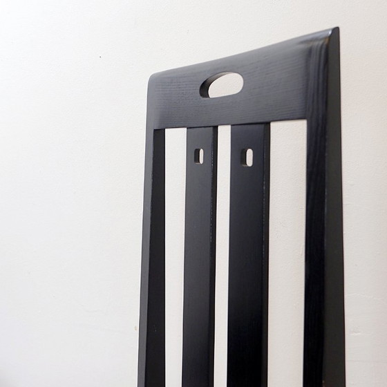 Image 1 of Paar "Ingram"-Hochlehner-Stühle von Charles Rennie Mackintosh für Cassina, 1980er Jahre