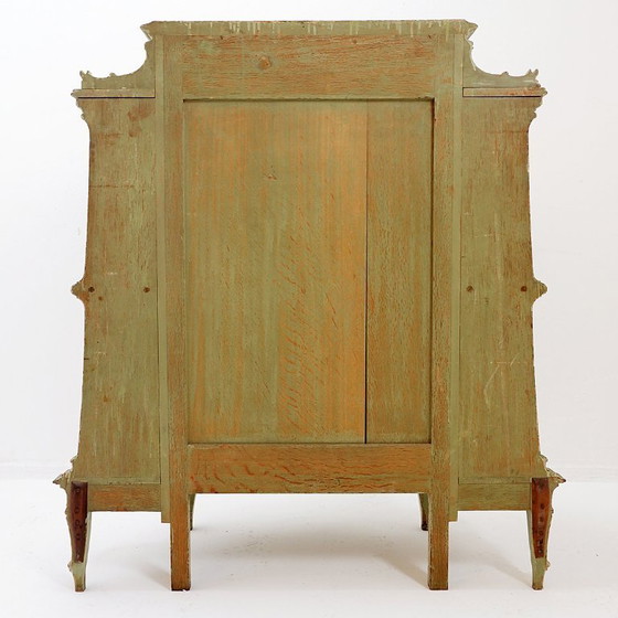 Image 1 of Venetian Baroque Arched Cabinet with Pastoral Decoration - Circa 1900