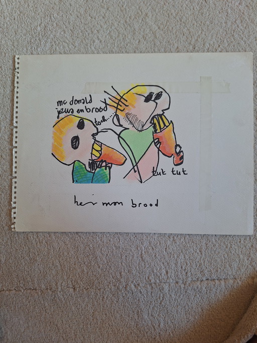 Herman Brood drawing