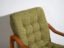 Olive green vintage armchair (c.1950) #80 – Canvas, Scandinavian (photo 13 of 40)