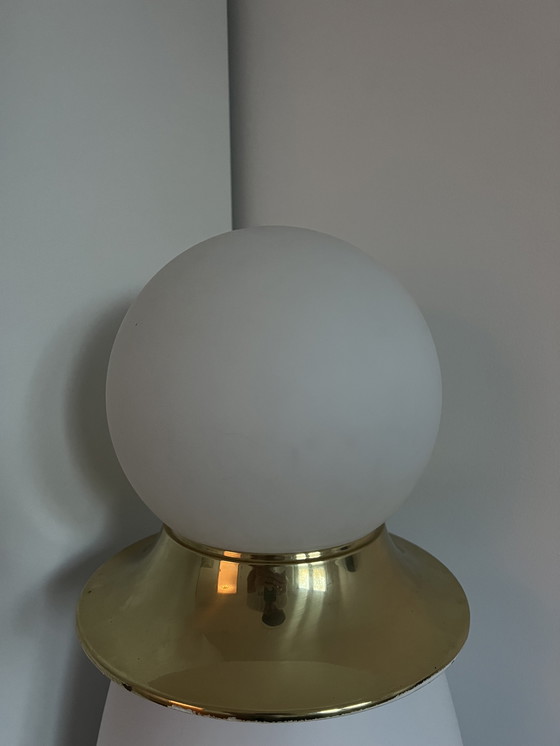 Image 1 of 1970er Glashütte Limburg Deckenleuchte