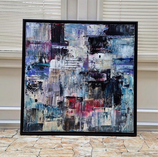 Frances Eckhardt - Peinture abstraite colorée 202304