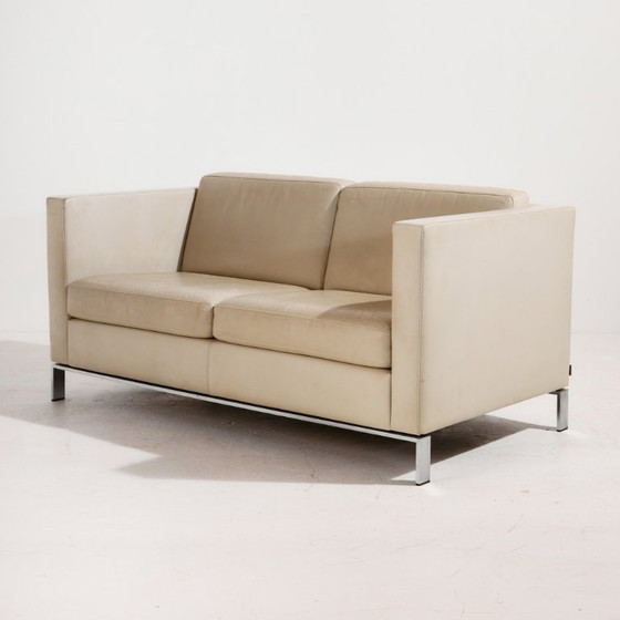 Image 1 of MK11263 Set di divani in pelle Foster 500 di Norman Foster per Walter Knoll, set di 5