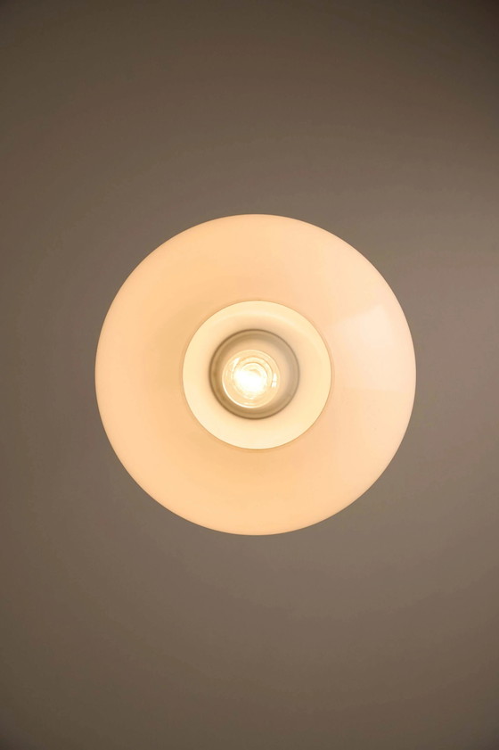 Grande Suspension en Verre Opale et Chrome par Cosack, Cosack Leuchten, Plafonniers, Blanc (photo 6 sur 7)