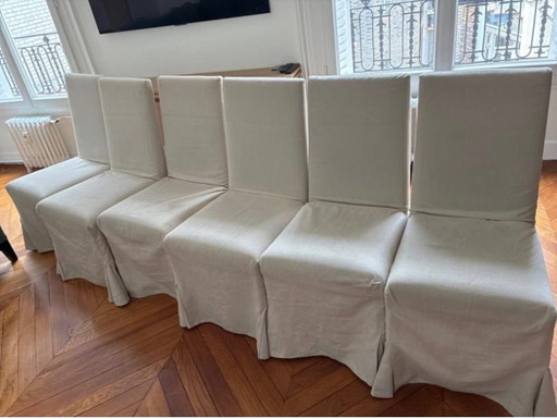Set of 6 Maxalto chairs
