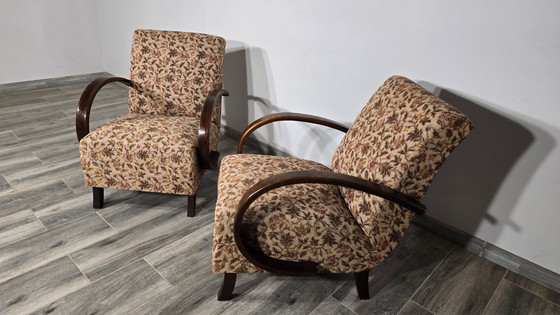 Image 1 of Set of Vintage Armchairs by Jindrich Halabala