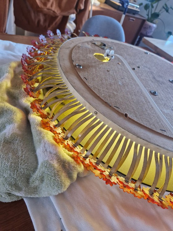 Image 1 of Miroir fleuri au design vintage Emil Stejnar années 60