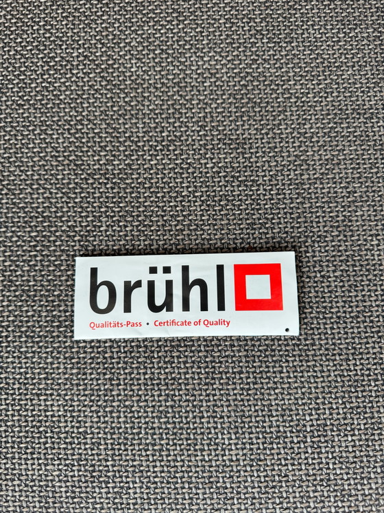 Image 1 of Brühl Moule Ecksofa Stoff Sofa Grau Braun Schlaffunktion