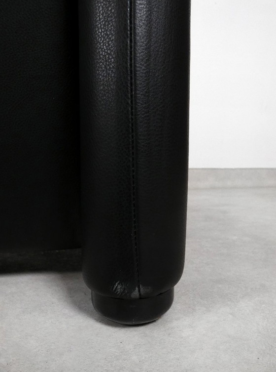 Image 1 of Set di 2 Cassina Maralunga 2,5 posti - pelle nera