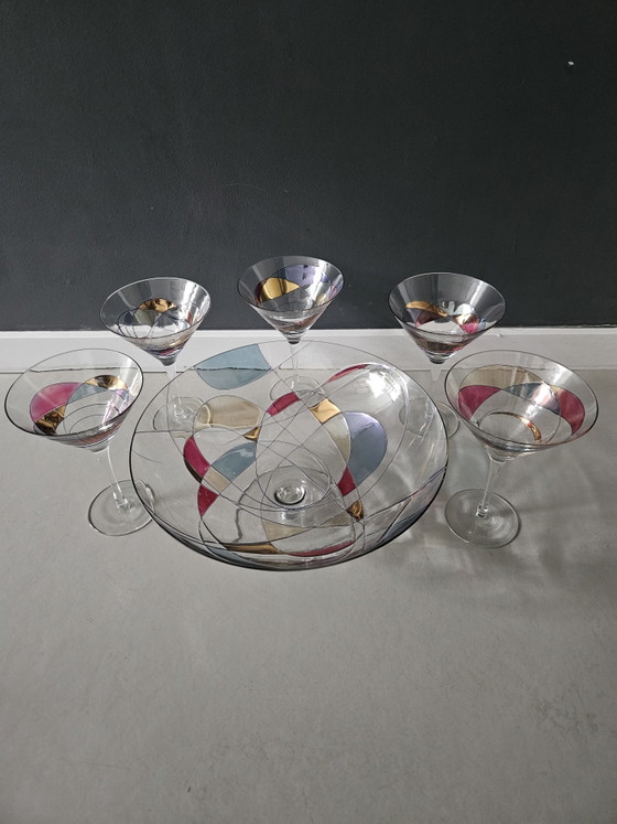 Image 1 of Antoni Barcelona Sagrada Martini glazen en schaal