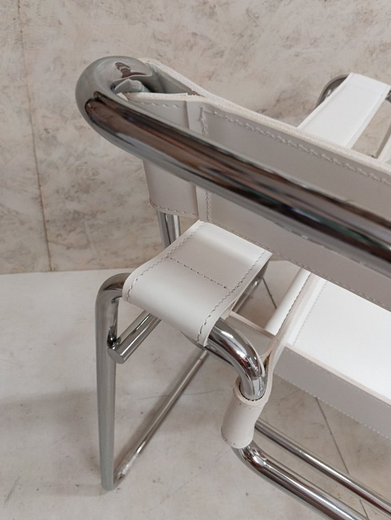 KNOLL Studio Poltrona WASSILY B3 NUOVA, in Cuoio Bianco – Poltrone, Leather (photo 50 of 83)