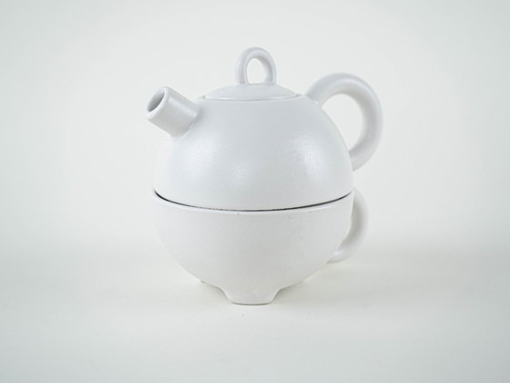 Image 1 of Teapot and cup set, Danish design, 1990s, manufactured by Broste Copenhagen