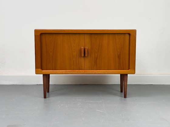 Credenza danese in teak con ante a serrandina, prodotta da CFC Silkeborg negli anni '70. – Credenze, Wood (photo 16 of 17)