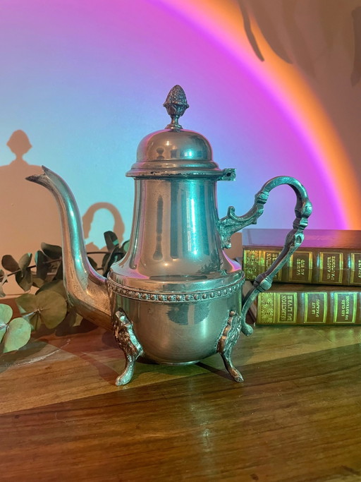 Silver-plated teapot