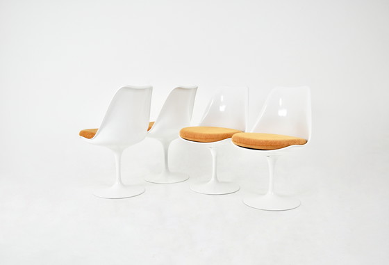 Image 1 of Tulip Esszimmerstühle von Eero Saarinen für Knoll International, 1970er Jahre, Satz von 4