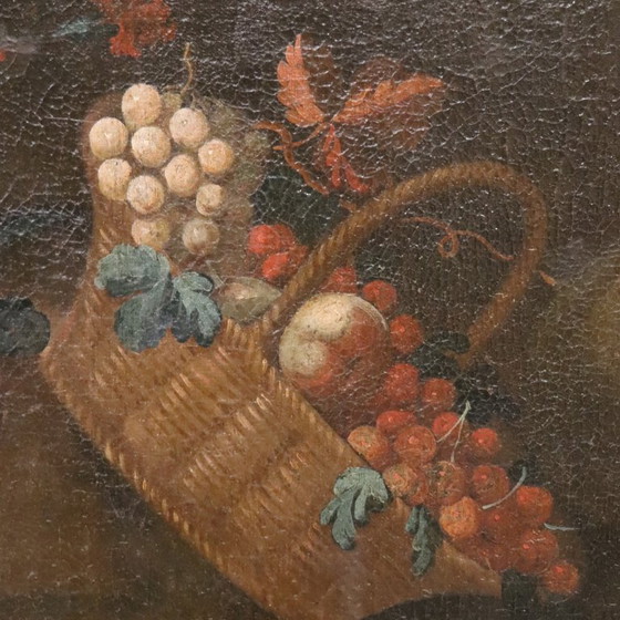 Image 1 of Oil Painting on Canvas, Still Life, Italy 18th Century