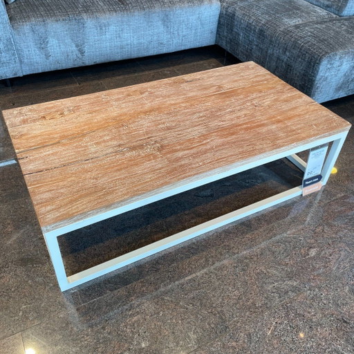 Amblar Teakholz, weiß gewaschen, 130x70 – Pronto Wonen, salontafels, Wood