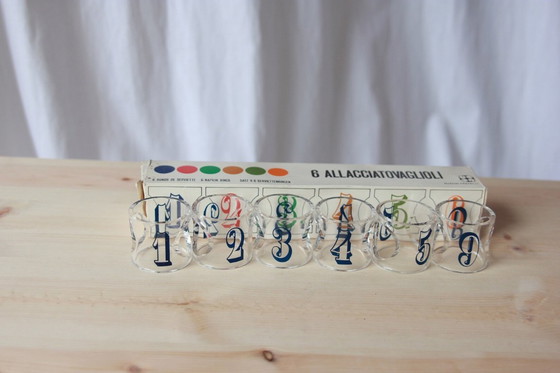 Image 1 of Guzzini Fratelli 6 Allacciatovaglioli Servilleteros