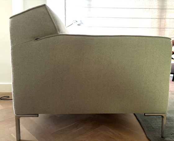 Divano Bloq a 4 posti, disponibile in magazzino, colore grigio ostrica (lana di cotone). – Design on Stock (photo 3 of 5)