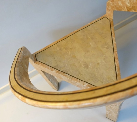 Image 1 of Conjunto de dos sillas Triancolori estilo Maitland Smith, década de 1970