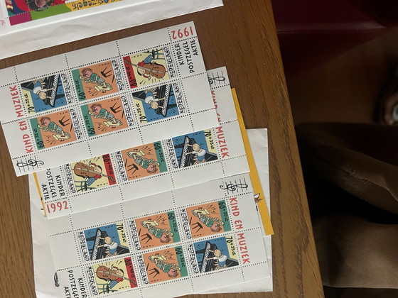Francobolli per bambini 1986-2024, quasi tutti 2 fogli all'anno, Litografie e stampe, Carta, Multicolore (foto 7 di 15)
