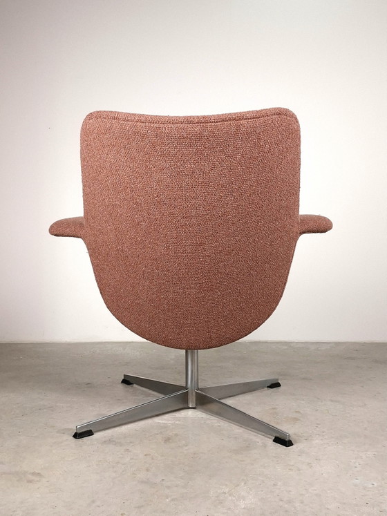Image 1 of Vintage 60s Topform Tulip armchair | new De Ploeg fabric