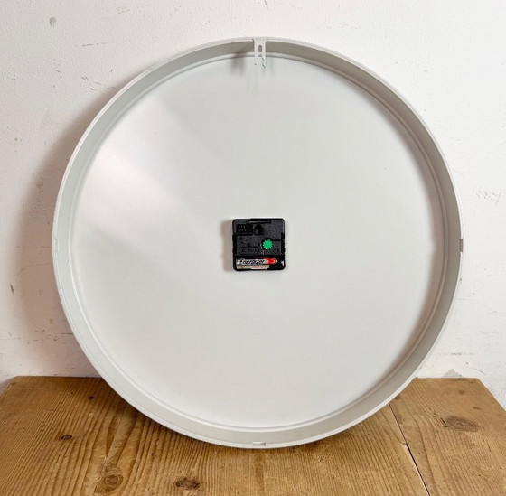 Image 1 of Grande horloge murale de bureau vintage d'Elektročas, années 1990