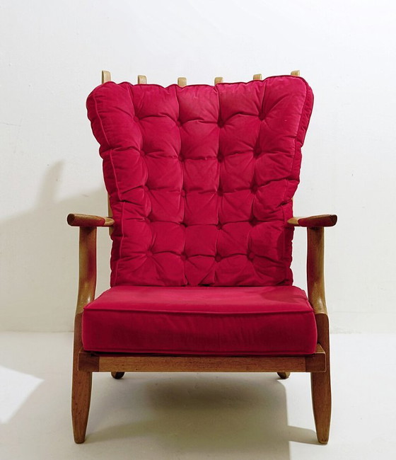 Image 1 of Fauteuil « Grand Repos » de Guillerme & Chambron pour Votre Maison - Années 1960