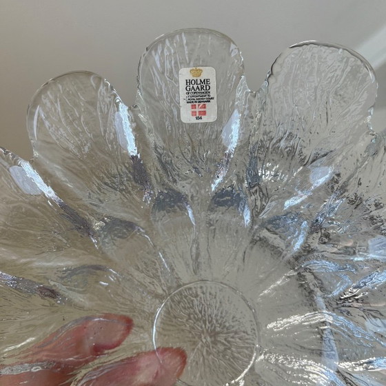 Ciotola in vetro vintage Holmegaard – "Fiore di ghiaccio", anni '60/'70 – Ciotole, Glass (photo 4 of 5)