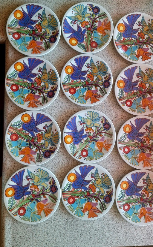 Villeroy en Boch Acapulco dessertbordjes 12x