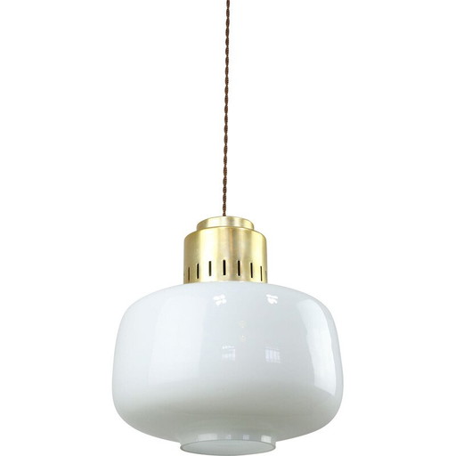 Mid-eeuwse opaline hanglamp