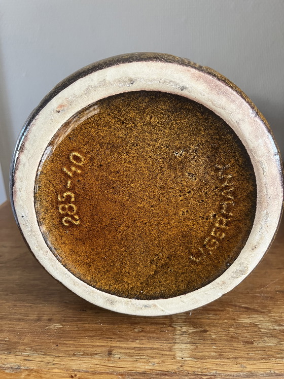 Image 1 of Vase de sol vintage d'Allemagne de l'Ouest à motif d'oignon