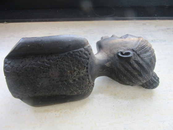 Image 1 of Statuette africane in legno intagliato, maschili e femminili, vintage