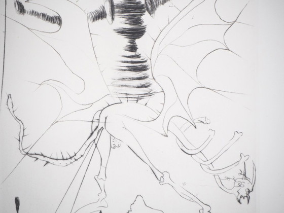 Salvador Dalí: Shakespeare: Enrico VI, incisione originale firmata – Stampe artistiche, Paper (photo 8 of 8)