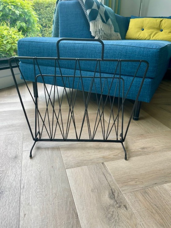 Image 1 of Present Time - Zeitschriftenhalter Diamond Grid - Schwarz