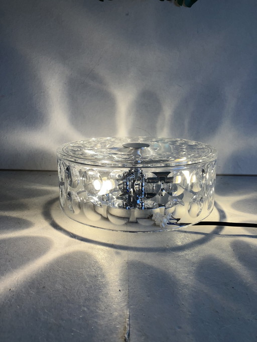 Modiss Barcelona, plafonnier design en cristal Andreas Pop design by Alfonso Fontal