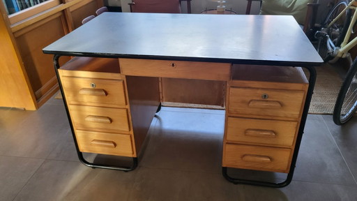 Vintage Bauhaus stijl bureau