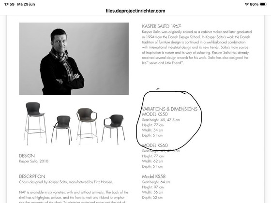 Image 1 of Silla Fritz Hansen