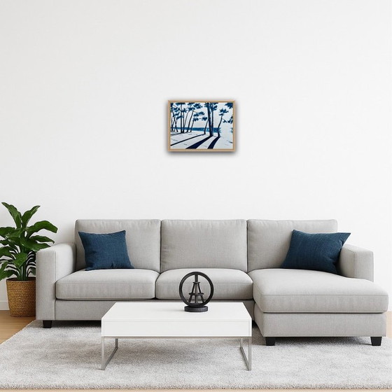 Image 1 of Ink on paper, framed. Size 30x40cm.