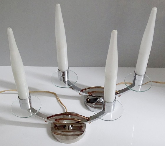 Image 1 of 2x Lámparas Art Decó francesas