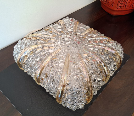 Image 1 of Wunderschöne Deckenleuchte mit Blasenglas, Maison Limburg J60/70 Helena Tynell Stil