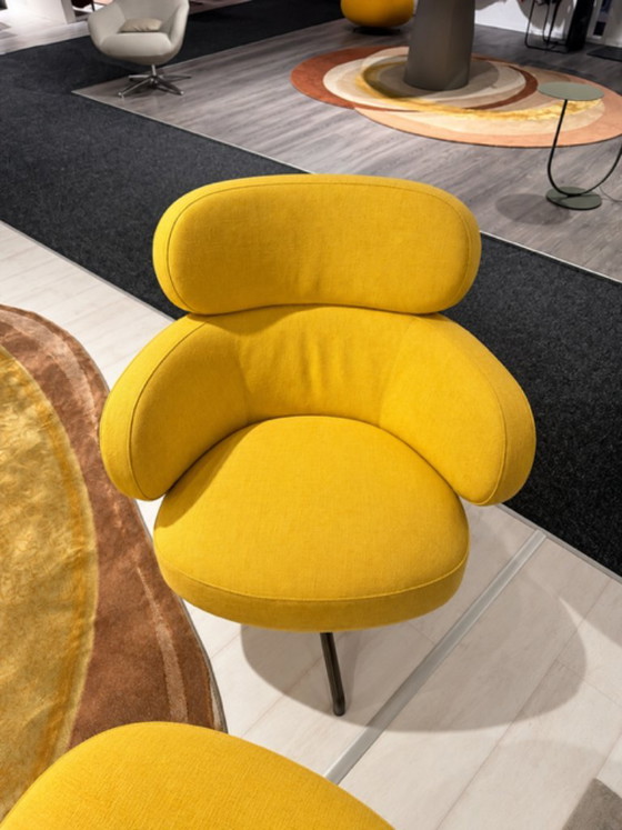 PODE BIBO lounge + poggiapiedi – Poltrone, Metal, Textile (photo 3 of 6)