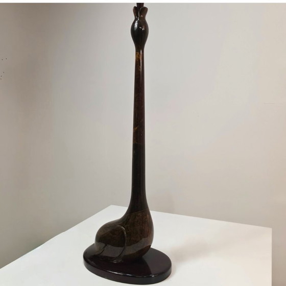 Image 1 of Aldo Tura goat parchment table light 1960's Italian Design mid century 