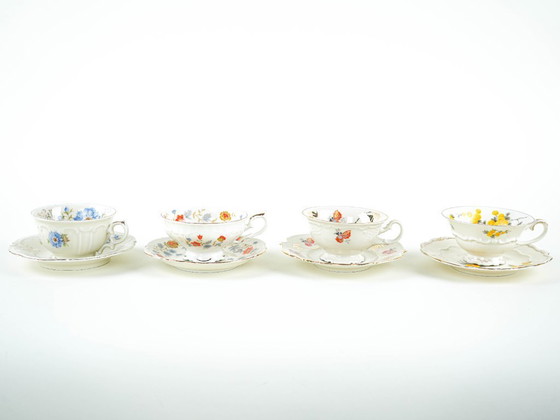 Image 1 of Porzellantassen-Set, deutsches Design, 20. Jahrhundert, hergestellt in Deutschland