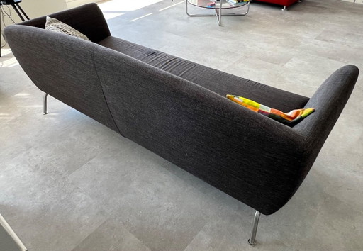 1x canapé 3 places Gelderland (214x82x82) et 1x pouf (85x75)