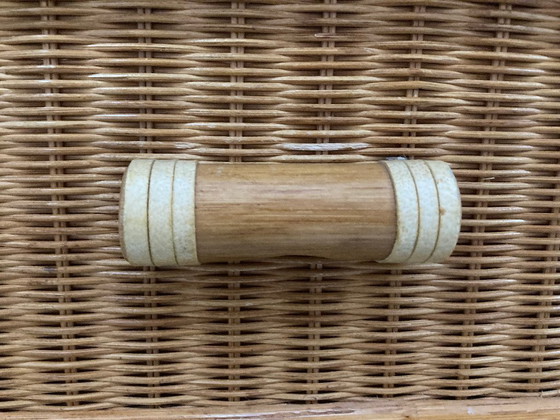 Image 1 of Weinlese-Ladekast von bamboe en rotan, 1980