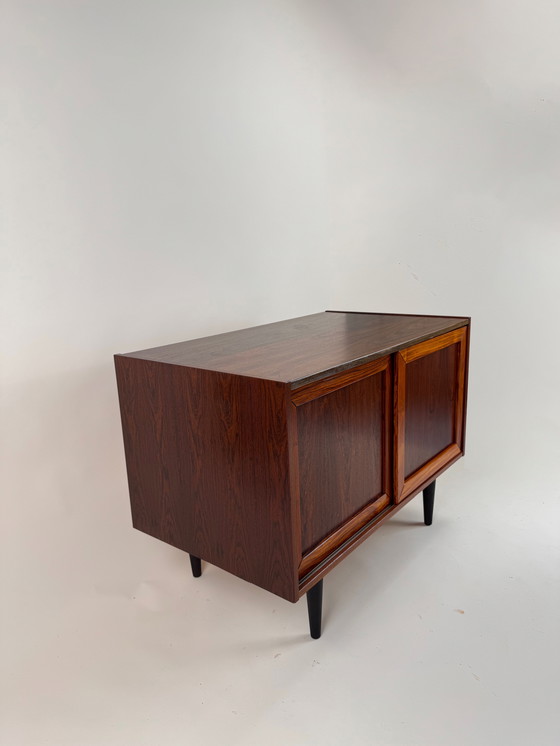 Image 1 of Rosewood Sliding Door Cabinet by Faarup Møbelfabrik – Refined Danish Elegance